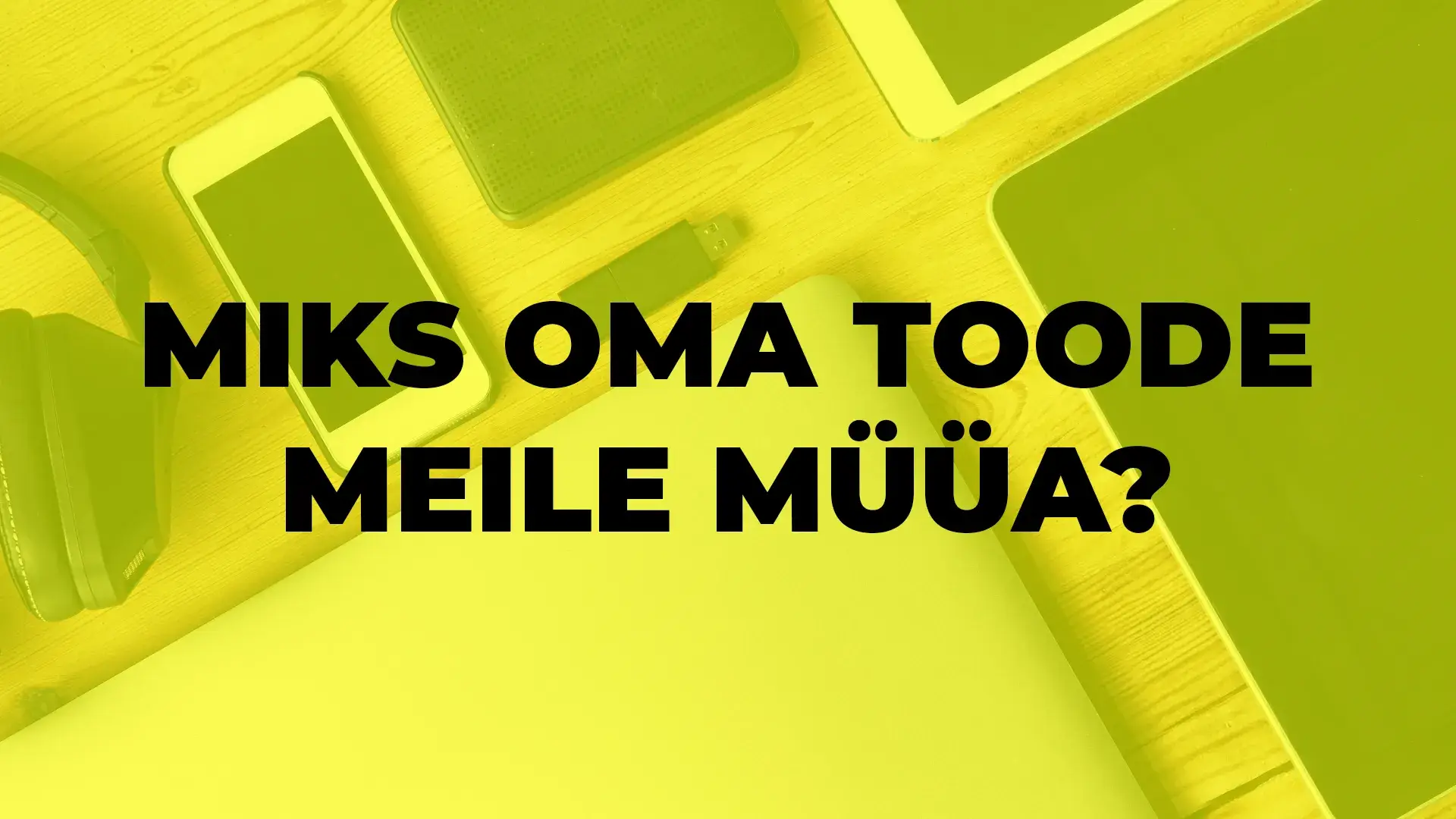 Miks elektroonika kokkuost on kasulik nii sulle kui keskkonnale?