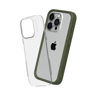 RhinoShield modulaarne ümbris [iPhone 15 Pro MAX] | kamuflaaž roheline