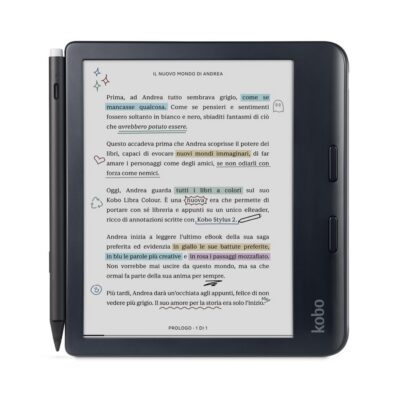 Kobo Libra Värviline+Kobo Stylus 2 | eLuger (must)