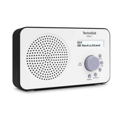 TechniSat VIOLA 2 – kaasaskantav DAB DAB+, FM, kõlar+raadio Valge
