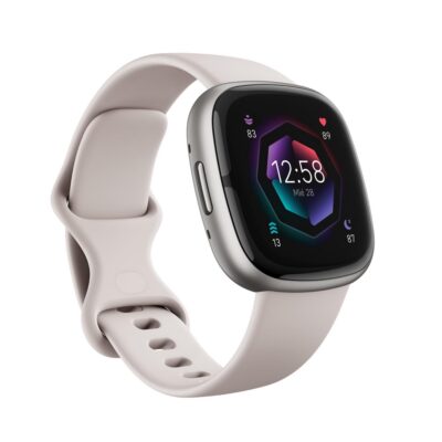 Fitbit Sense 2  – Valge/Plaatina