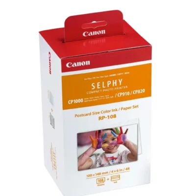 Canon RP-108 Originaal Selphy CP Fotopaber ja Tindikassett Valge
