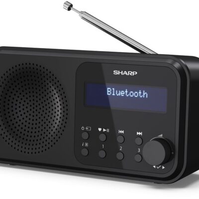 Sharp DR-P420(BK) Tokyo Dab+, Dab ja FM kaasaskantav digitaalne raadio Must