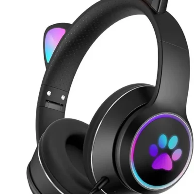 Juhtmevabad kõrvaklapid kassikõrva disainiga