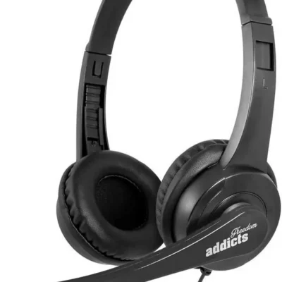 NGS VOX505 USB Kõrvaklapid Mikrofoniga – Must