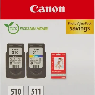 Canon PG-510/CL-511 Tindikassett (must/värviline) koos fotopaberiga