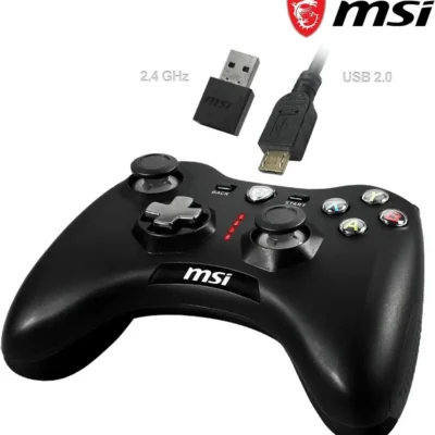 MSI FORCE GC30 V2 Juhtmevaba Pult – Must