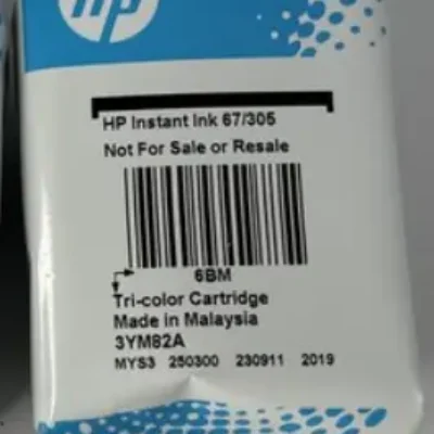 HP Instant Ink 67/305 (3YM82A) Tindikassett – Värviline