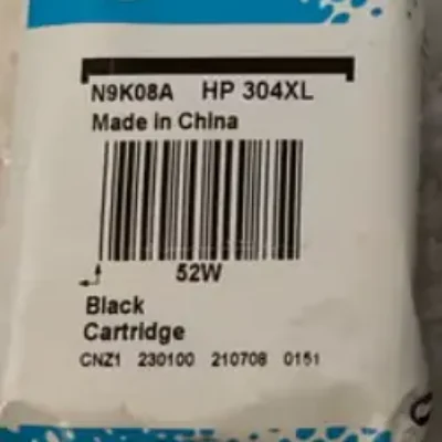 HP Instant Ink 304XL (N9K08A) Tindikassett – Must