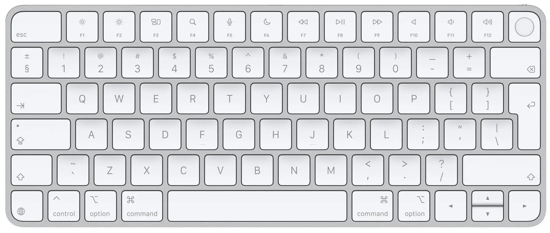 Apple Magic Keyboard with Touch ID QWERTY- Juhtmevaba Klaviatuur