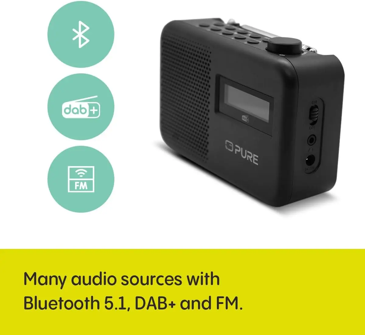 Pure Elan One 2 raadio- Must - Image 2