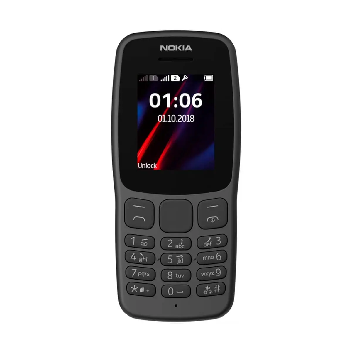 Nokia 106. 4G Must Kahe SIM-kaardiga - Image 3