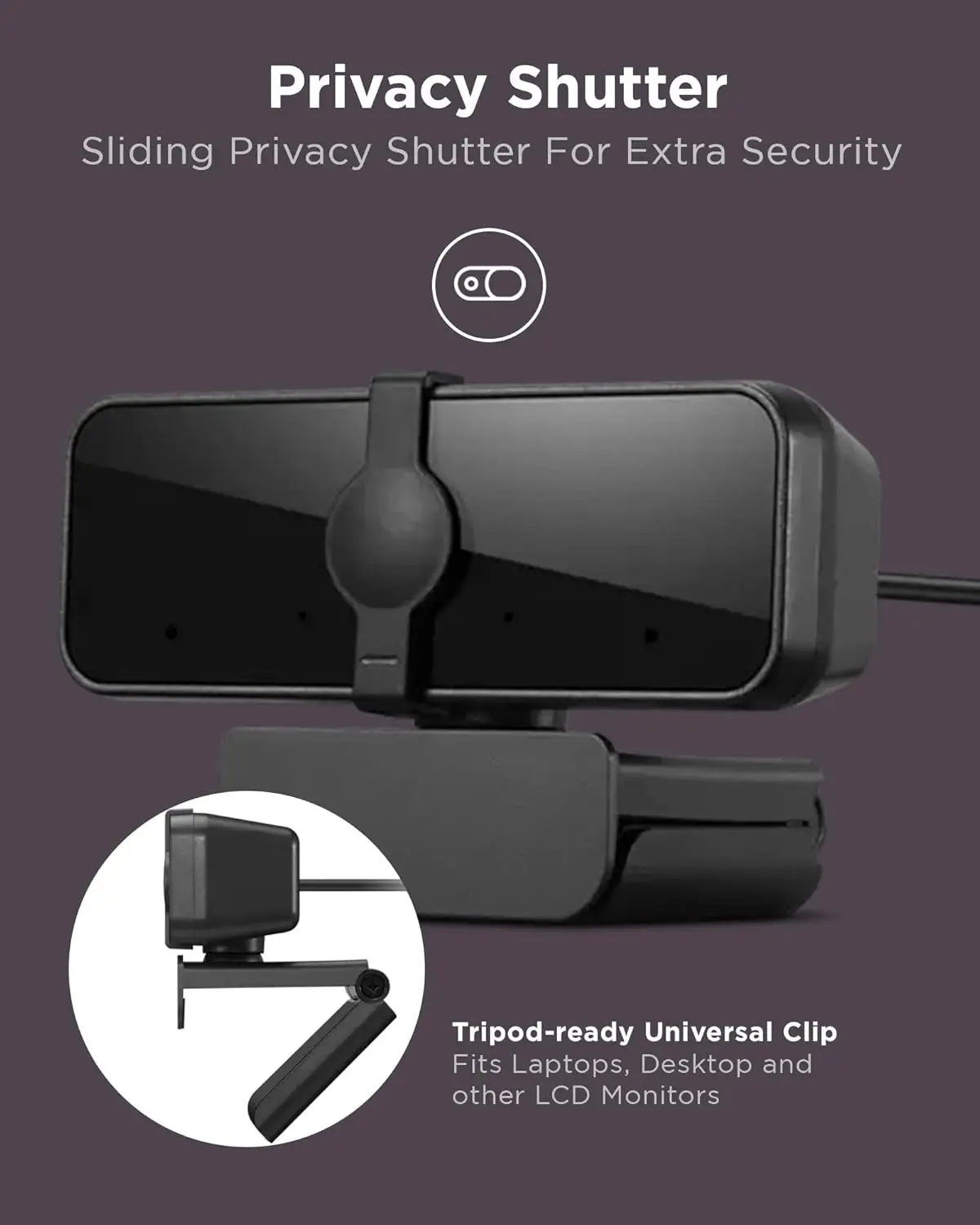 Lenovo Essential Full HD 1080P veebikaamera - Image 4