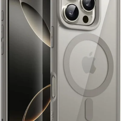 Jetech ümbris MagSafe’iga iPhone 16 Pro – Naturaalne Titaan