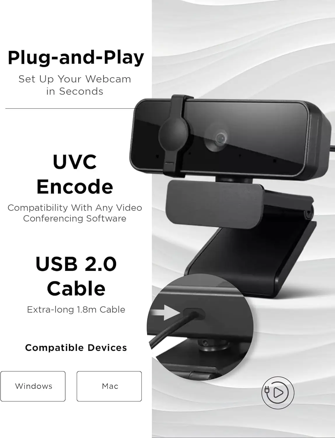 Lenovo Essential Full HD 1080P veebikaamera - Image 5