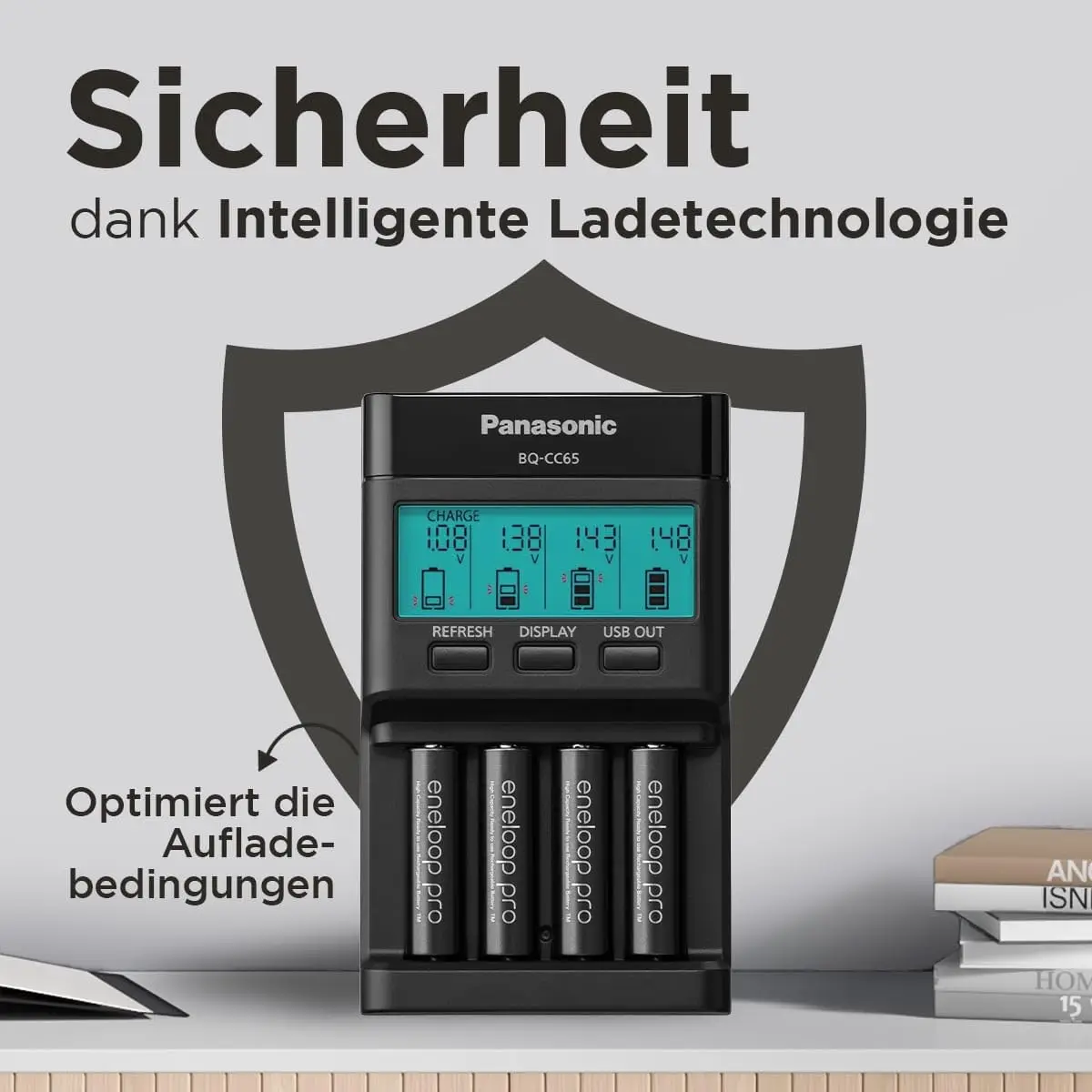 Panasonic eneloop Pro Laadija USB - Image 5