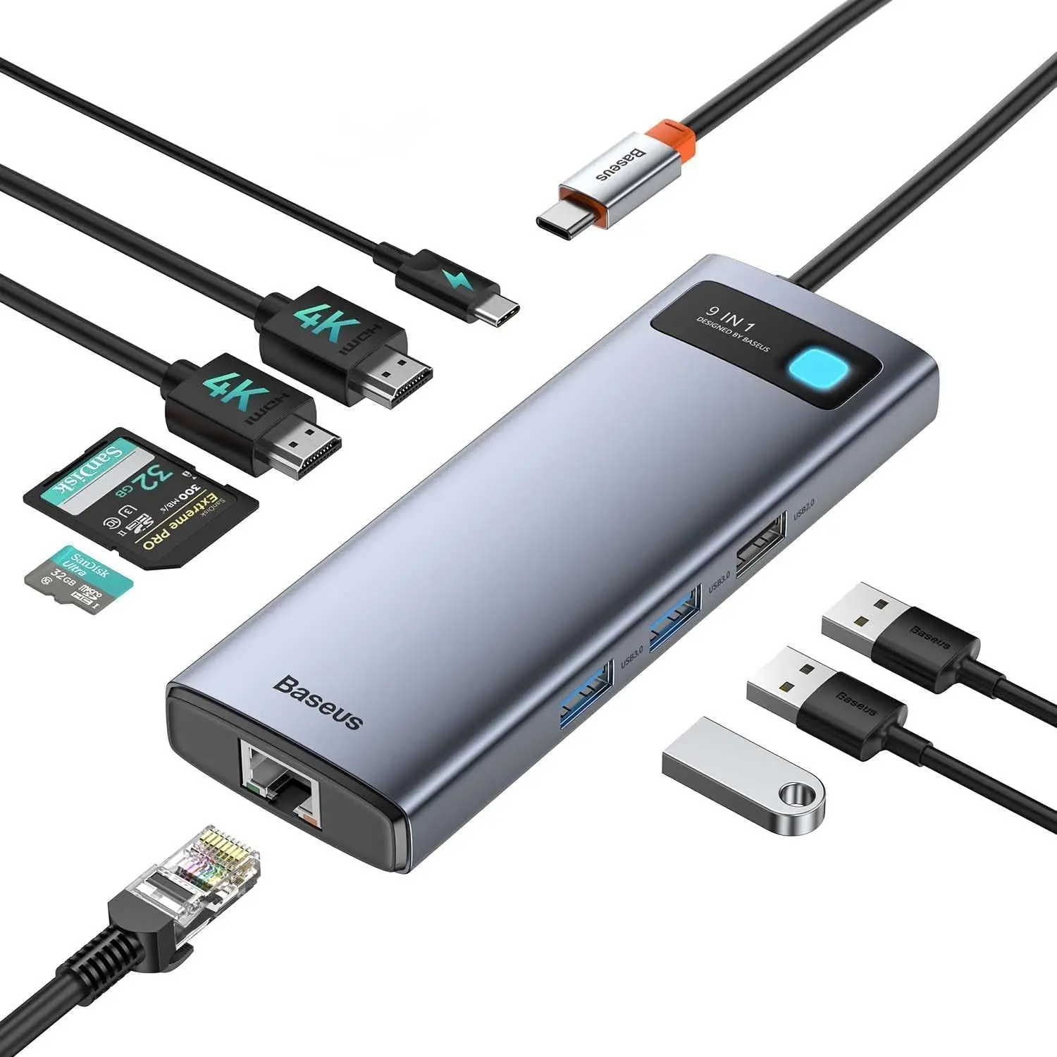 Baseus 9 in 1 USB-C HUB