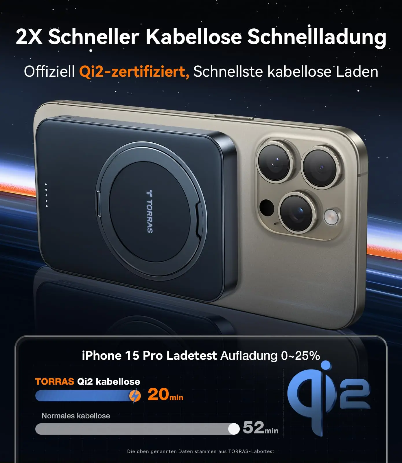 TORRAS Ostand Qi2 power bank MagSafe 360° - Image 2