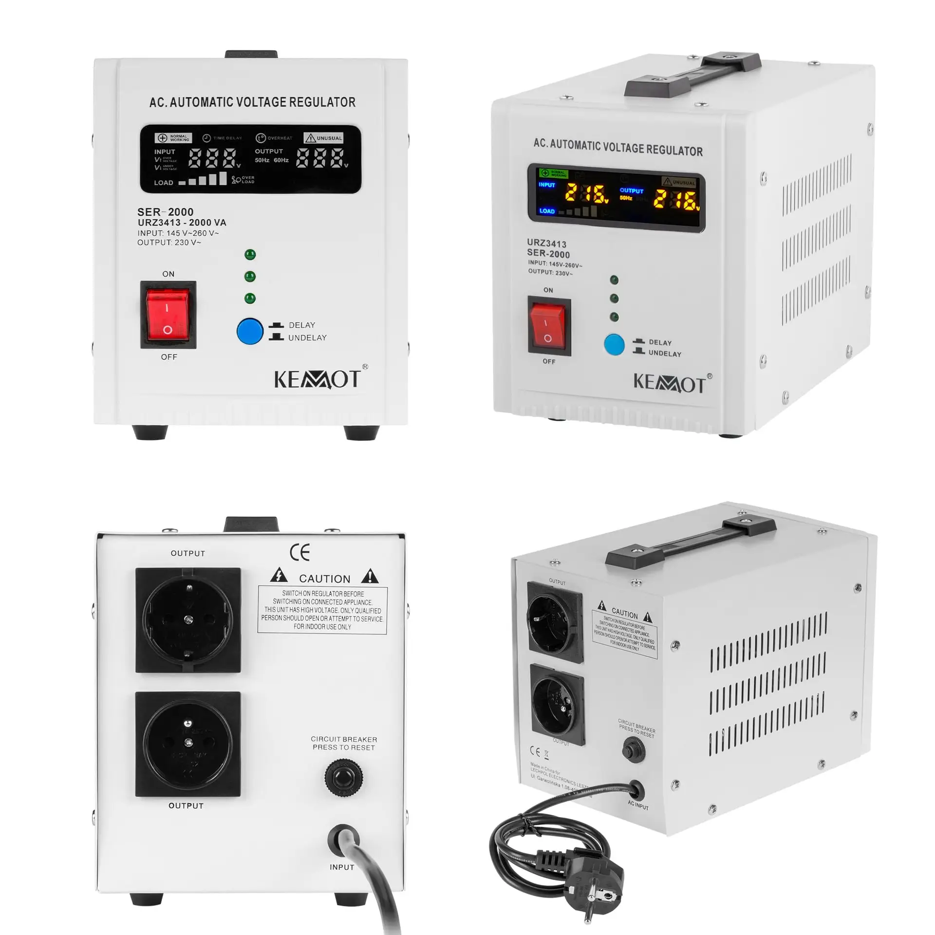Automaatne Pinge Regulaator Kemot SER-2000
