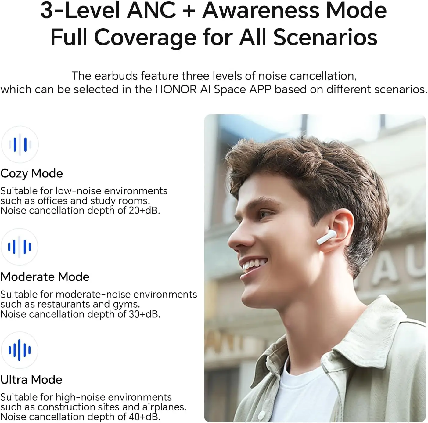 Honor Choice earbuds X7i- valged kõrvaklapid - Image 2