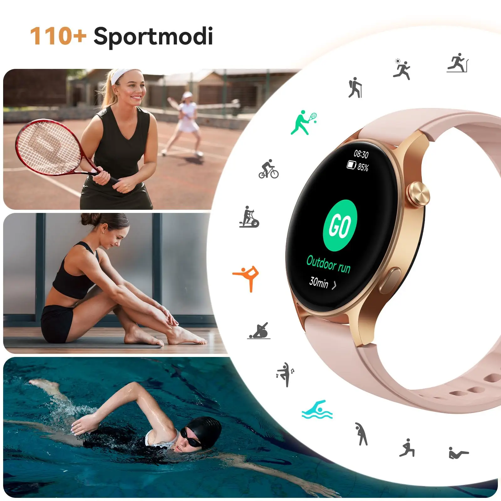 Naiste nutikell Telefonifunktsiooniga - Image 5