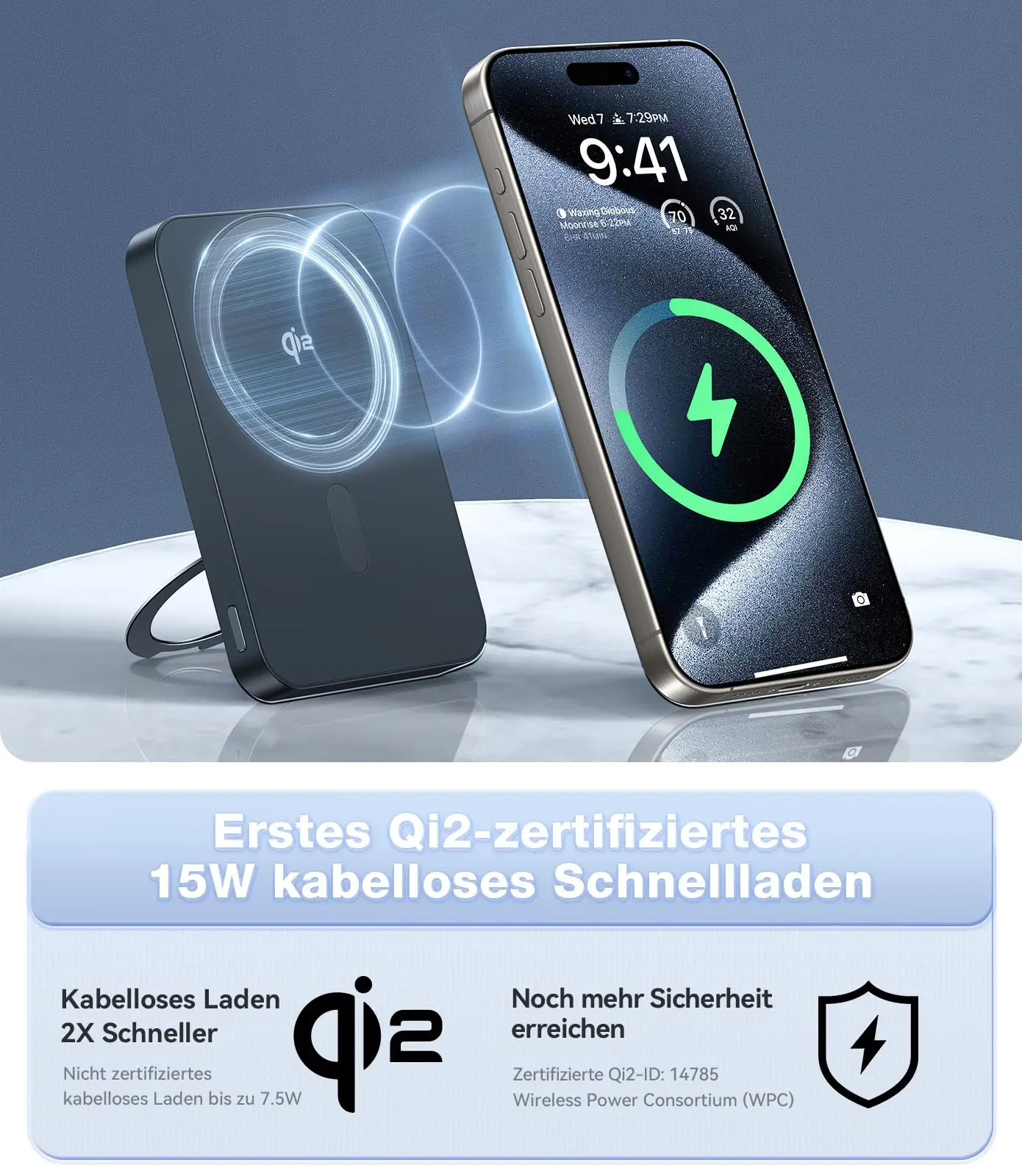 TORRAS Ostand Qi2 power bank MagSafe 360° - Image 3