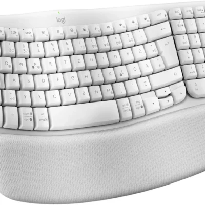 Logitech Wave Keys DE-QWERTZ – Valge (Ainult BlueTooth)