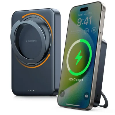 TORRAS Ostand Qi2 power bank MagSafe 360°