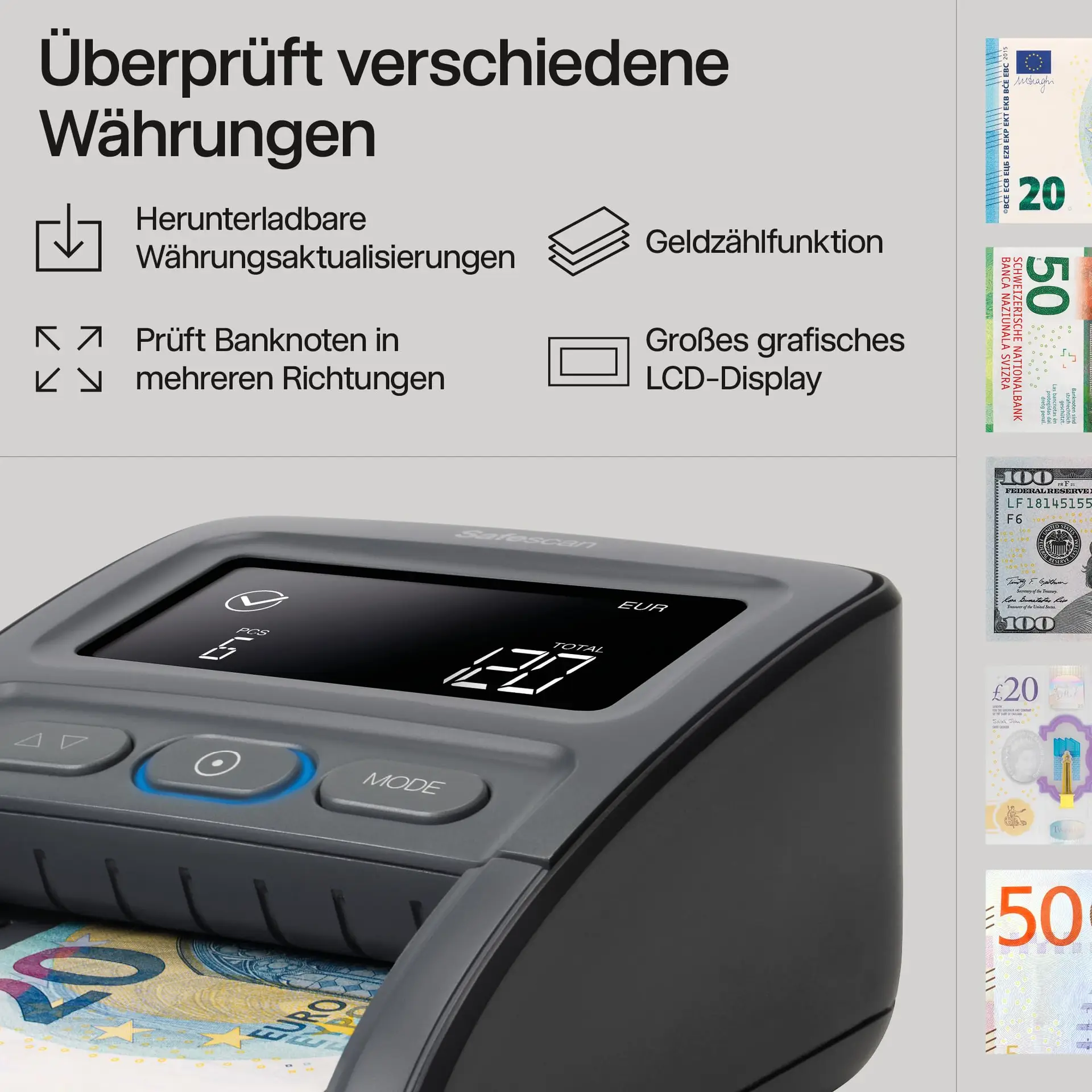 Safescan 155-S sularaha kontroller - Image 3