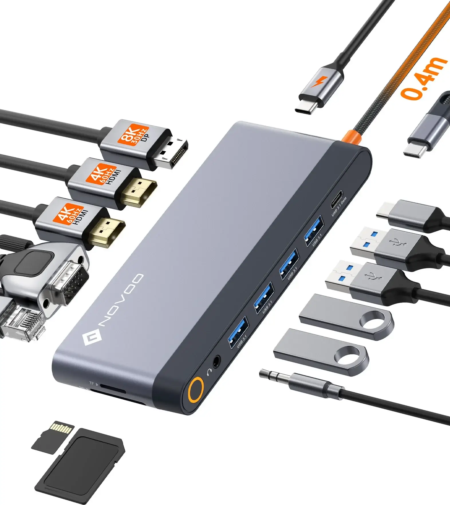 Novoo USB-C Hub RM14F