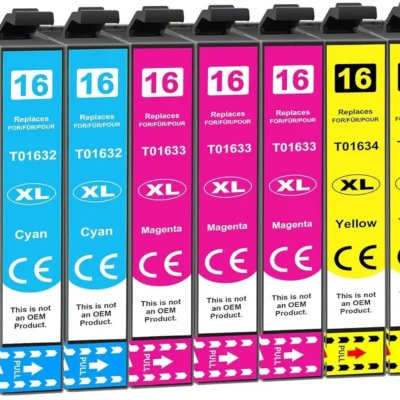 Hookink 16XL tindikassettide multipakk Epson Workforce Printeritele (CMY)