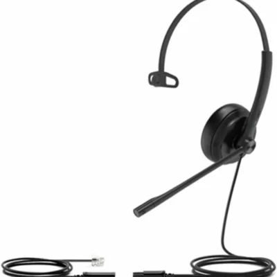 Yealink Juhtmega Peakomplekt YHS34 Lite Mono- Must