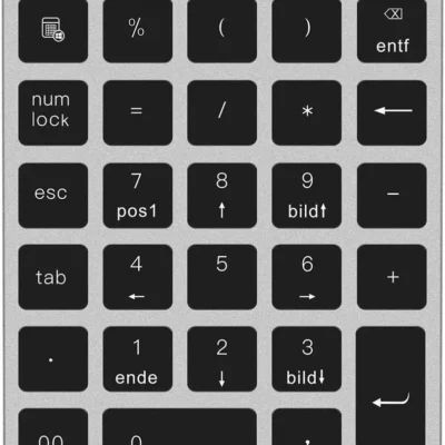 Logilink ID0212 – 28 klahviga juhtmevaba numbriklaviatuur- Hall