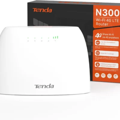 Tenda 4G03 N300 Ruuter 4G LTE- Valge