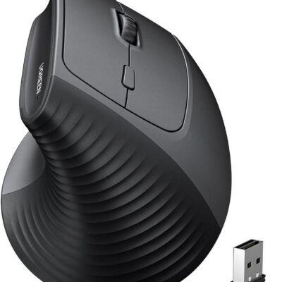 Ugreen Ergonoomiline Juhtmevaba Hiir- Must