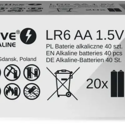 EverActive AA patareid, 40 tk