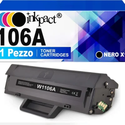 Inkpact Toonerikassett Must HP 106A Printeritele