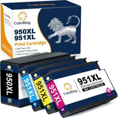 GREENSKY 950XL/951XL Tindikassett HP OfficeJet Pro Printeritele (4-pakk)