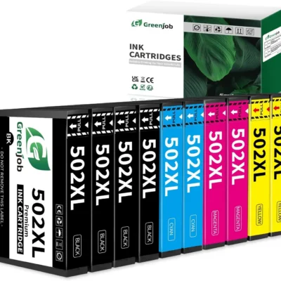 Greenjob 502XL Tindikassett Epson Expression Home Printeritele (10-pakk)