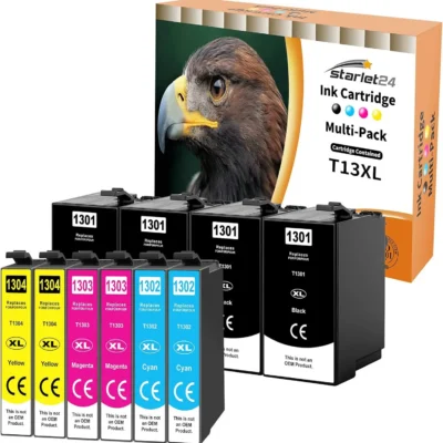 Starlet24 T1301-T1304 Tindikassetid Epsoni Printeritele (10-pakk)