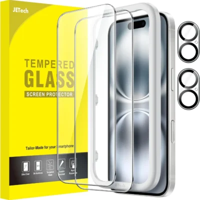 JETech Iphone 16 Kaitseklaas, 2-pakk