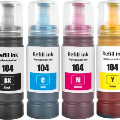 Epson 104 tindikassettide Täitjad- Must, Kollane, Tsüaan, Magenta