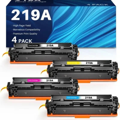219A Tooner HP 219X/219A Color Laserjet Pro Seeria Printeritele (4-Pakk)