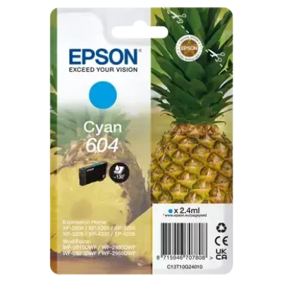 Epson 604 T10G2 Tindikassett – Tsüaan