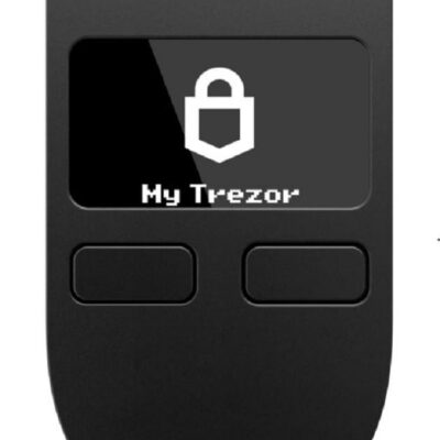 Trezor Model One Krüptorahakott- Must