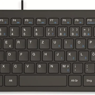 MediaRange Juhtmega Klaviatuur (GER-QWERTZ) – Must