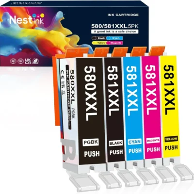 Nestink 580/581 XXL Multipack Tindikassett Canon Pixma Printeritele