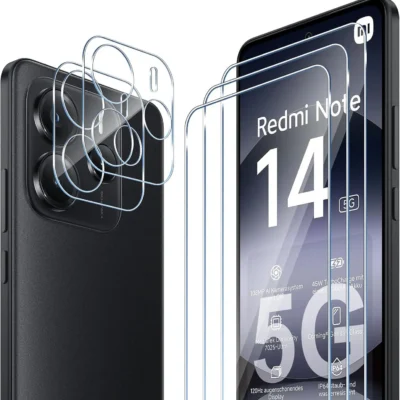 ELYCO kaitseklaaside (3tk) komplekt Xiaomi Redmi Note 14 5G mudelile