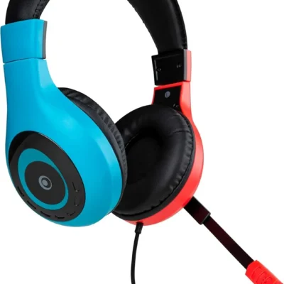 Nacon Juhtmega Kõrvaklapid Nintendo Switchile – Sinine/Punane