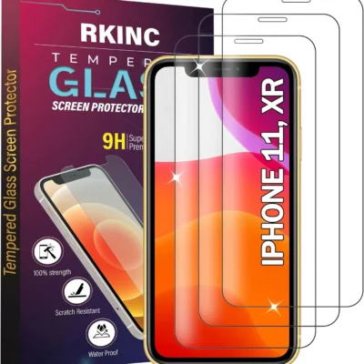RKINC kolmeosaline kaitseklaaside komplekt iPhone 11 ja iPhone XR mudelitele (6,1″)